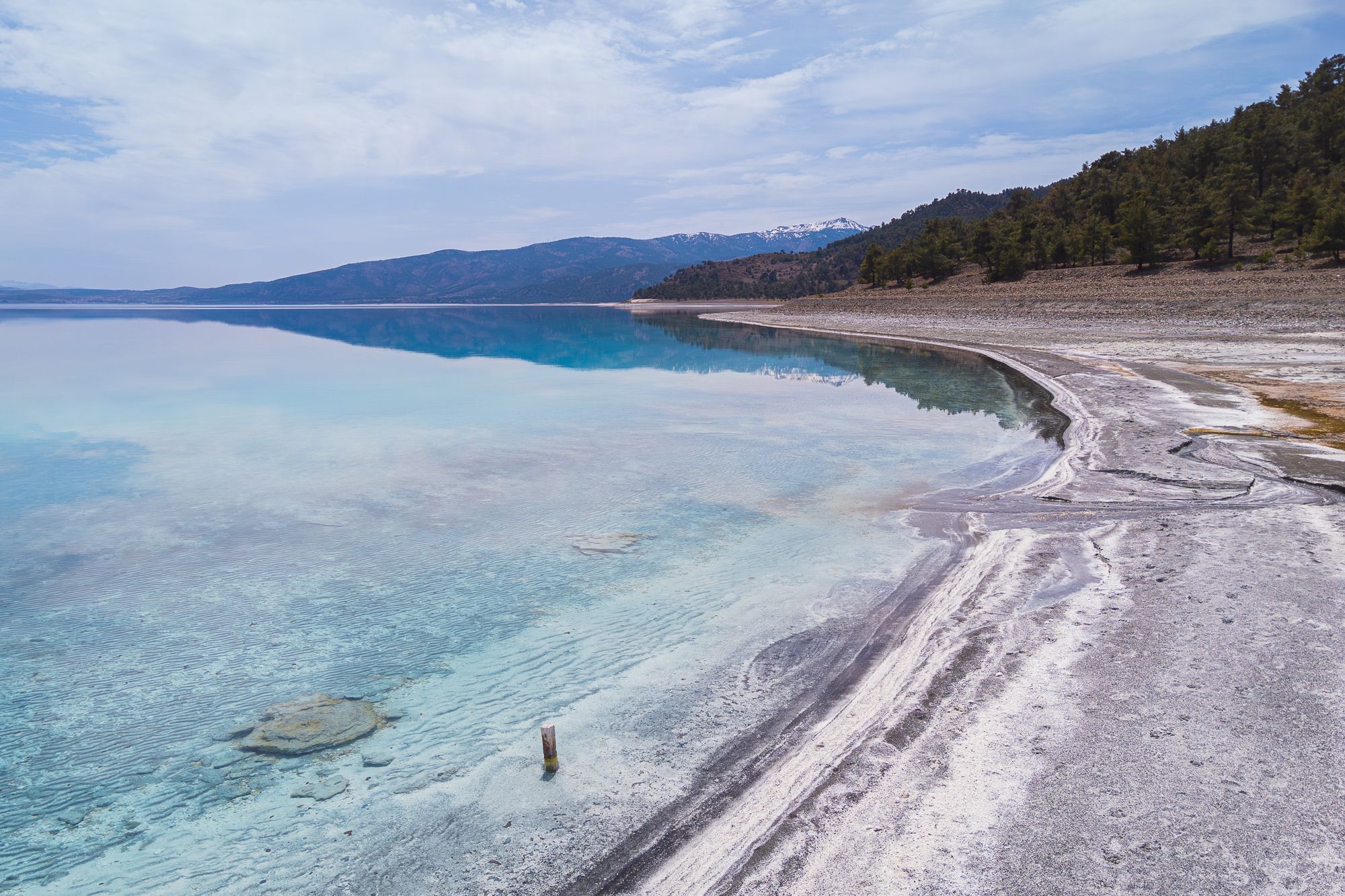 Salda lake (drone), Turkey (Türkiye)