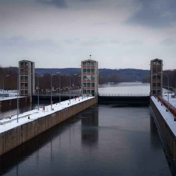 Schleuse Gestacht, Germany