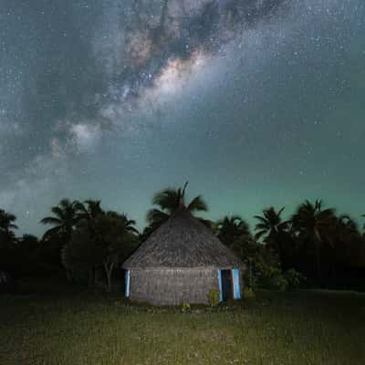 Small hut in Ouvea, New Caledonia