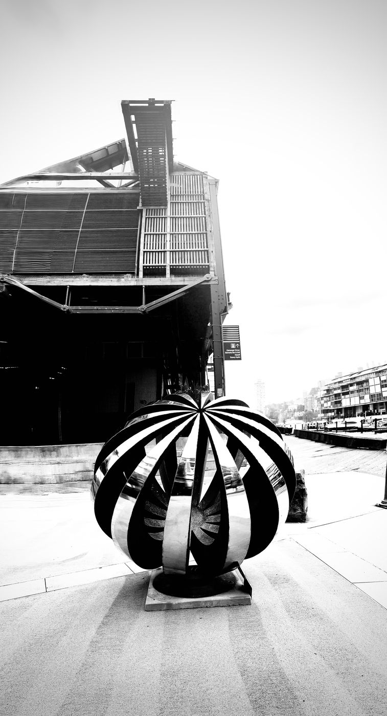 Sphere Sculpture, Walsh Bay, Sydney, Australia