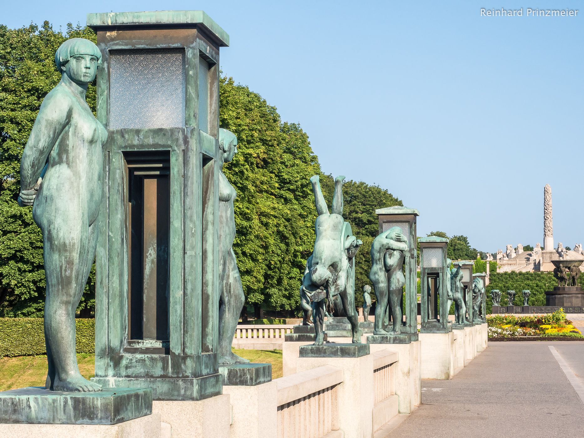 Spots Sculpture bridge, Vigeland Sculpture Park, Oslo, Norway