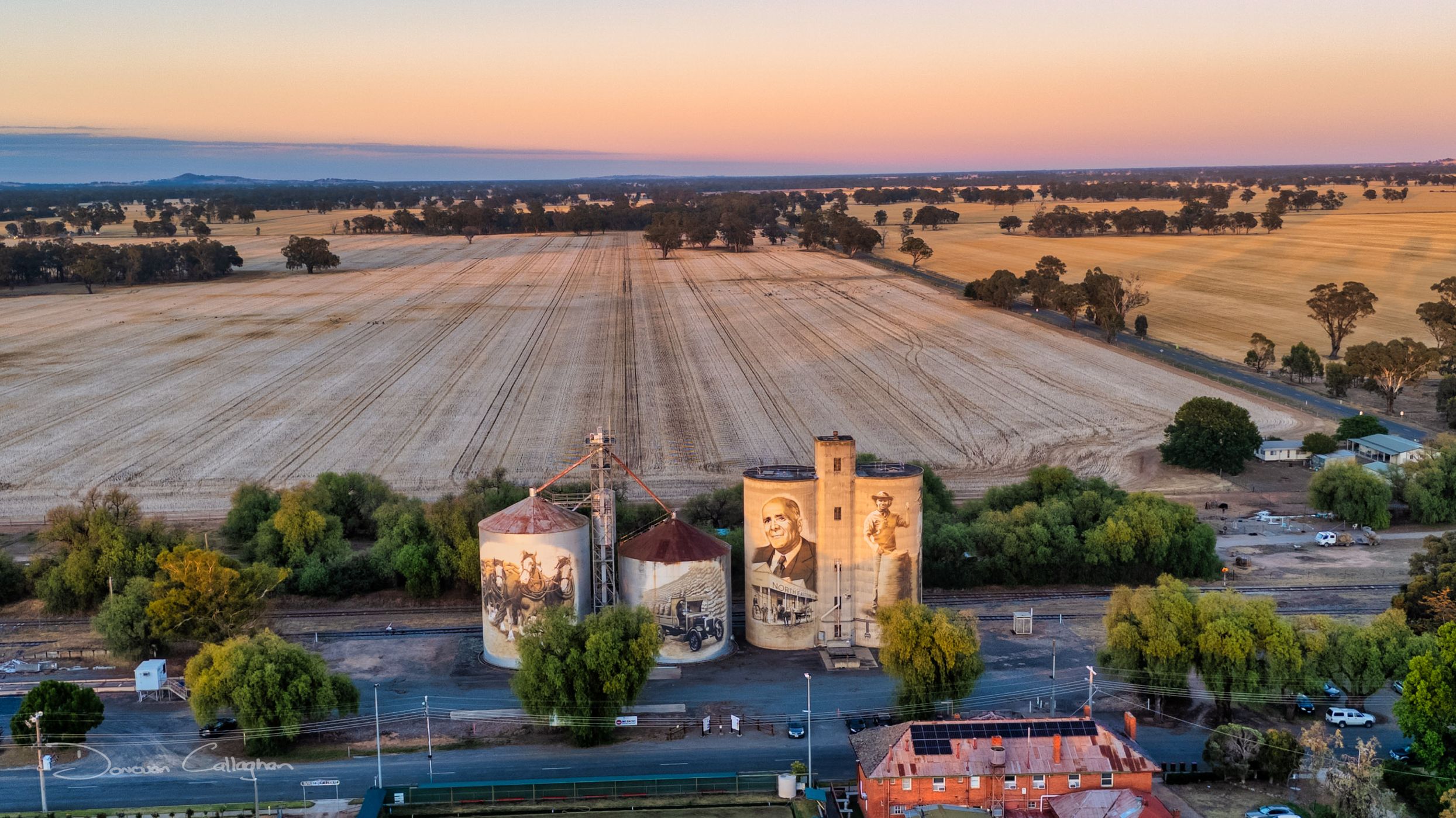 St James Silo Art, St James, Victoria, Australia