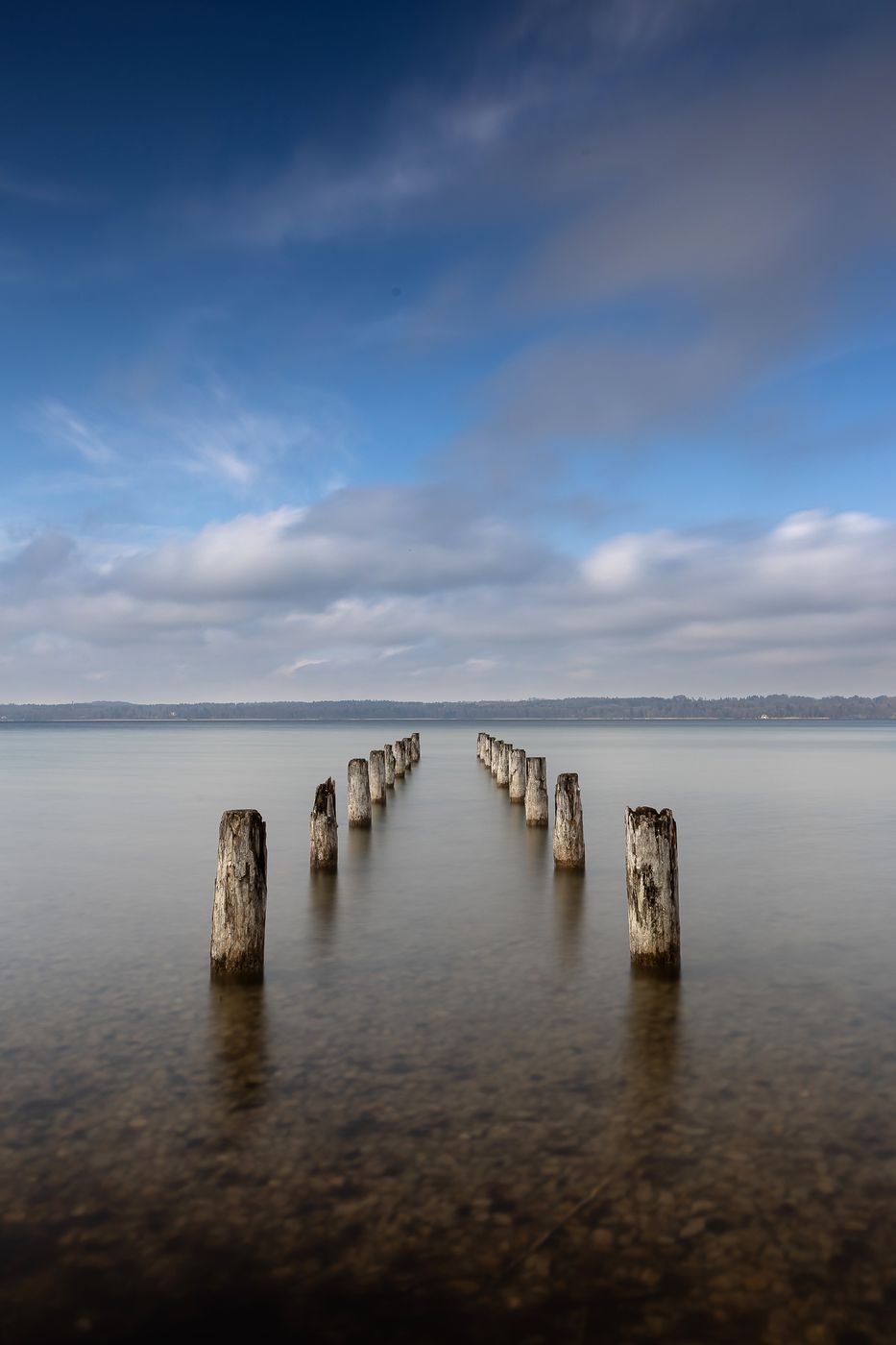 Starnberger See with view to the Alps, Germany