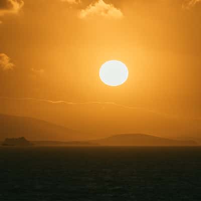 Sunrise at West Falkland Islands, Falkland Islands (Malvinas)
