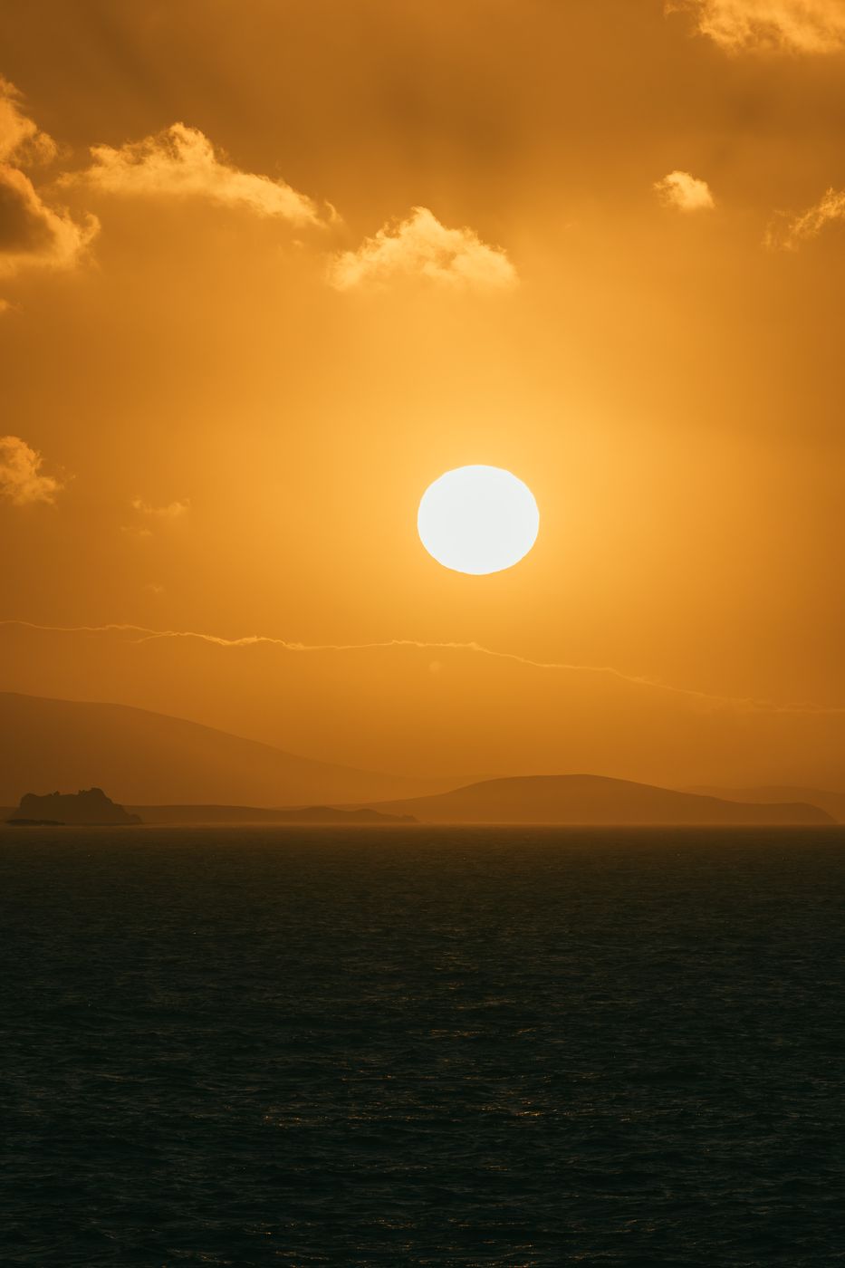 Sunrise at West Falkland Islands, Falkland Islands (Malvinas)
