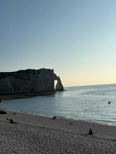 Sunset in Étretat