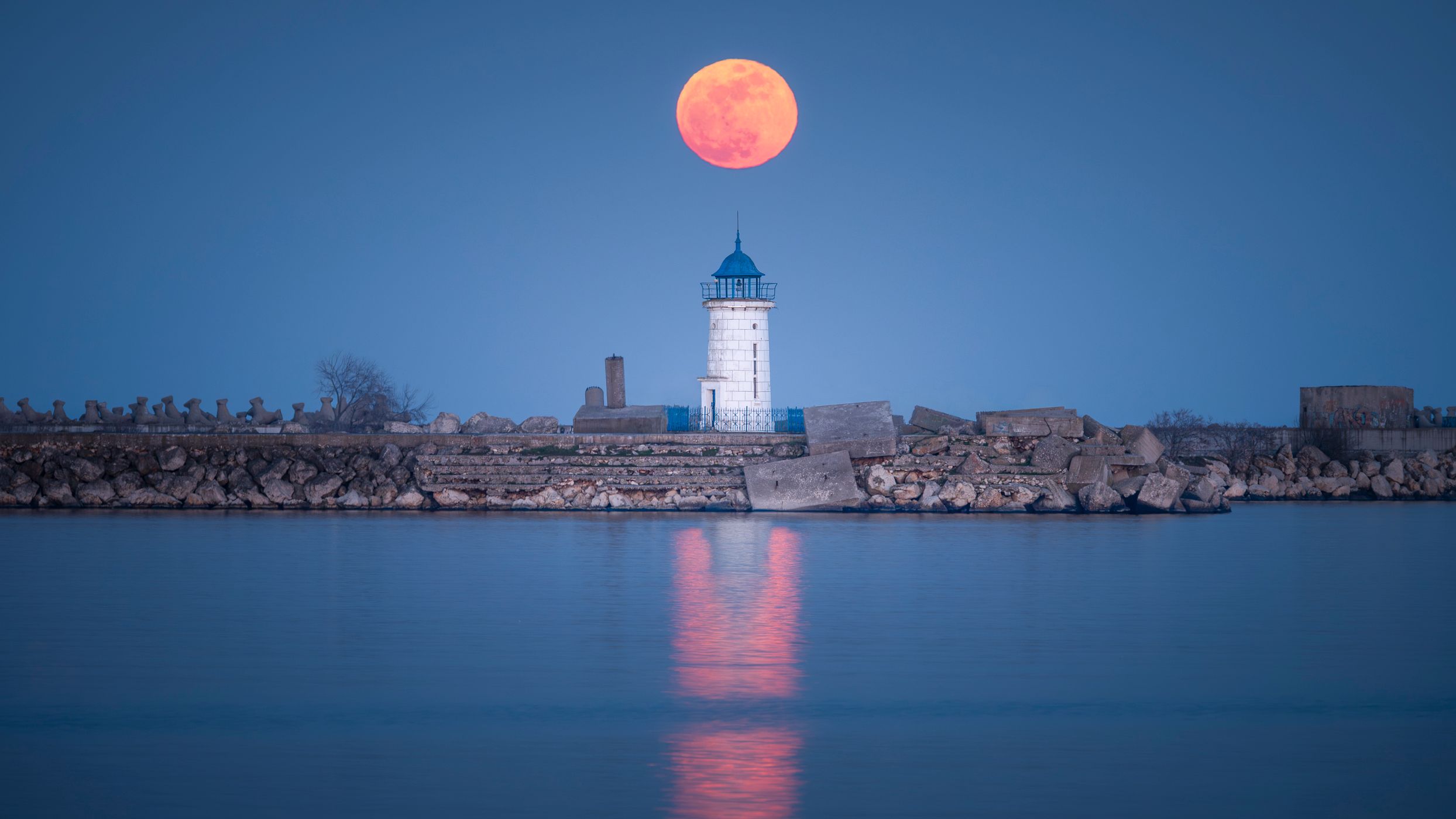 The genovese lighthouse, Romania