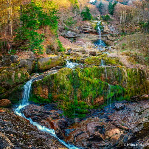 The Giessbach Waterfalls