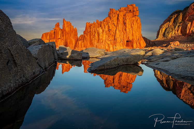 The Red Rocks of Arbatax