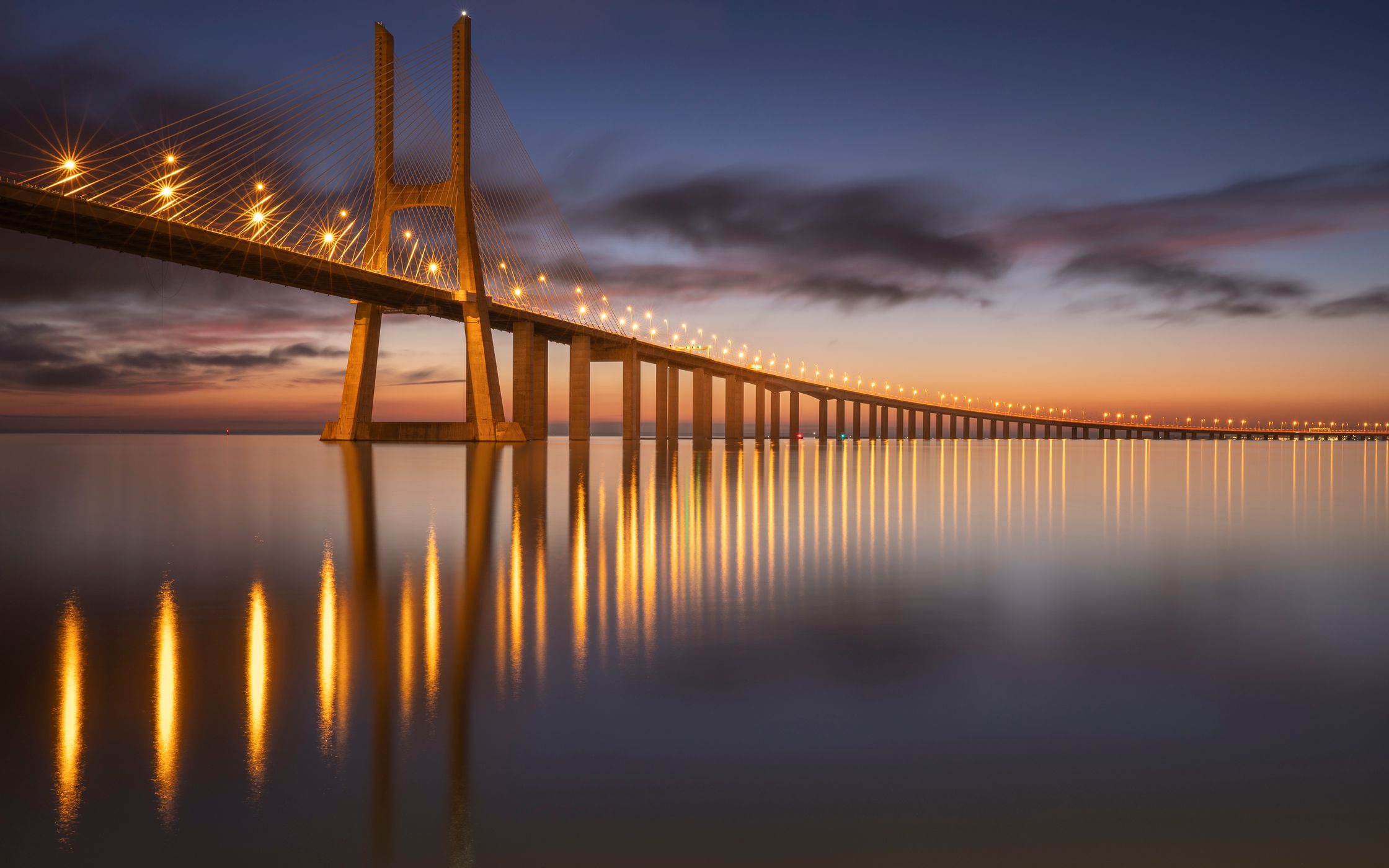 Vasco da Gama Bridge, Lisbon, Portugal