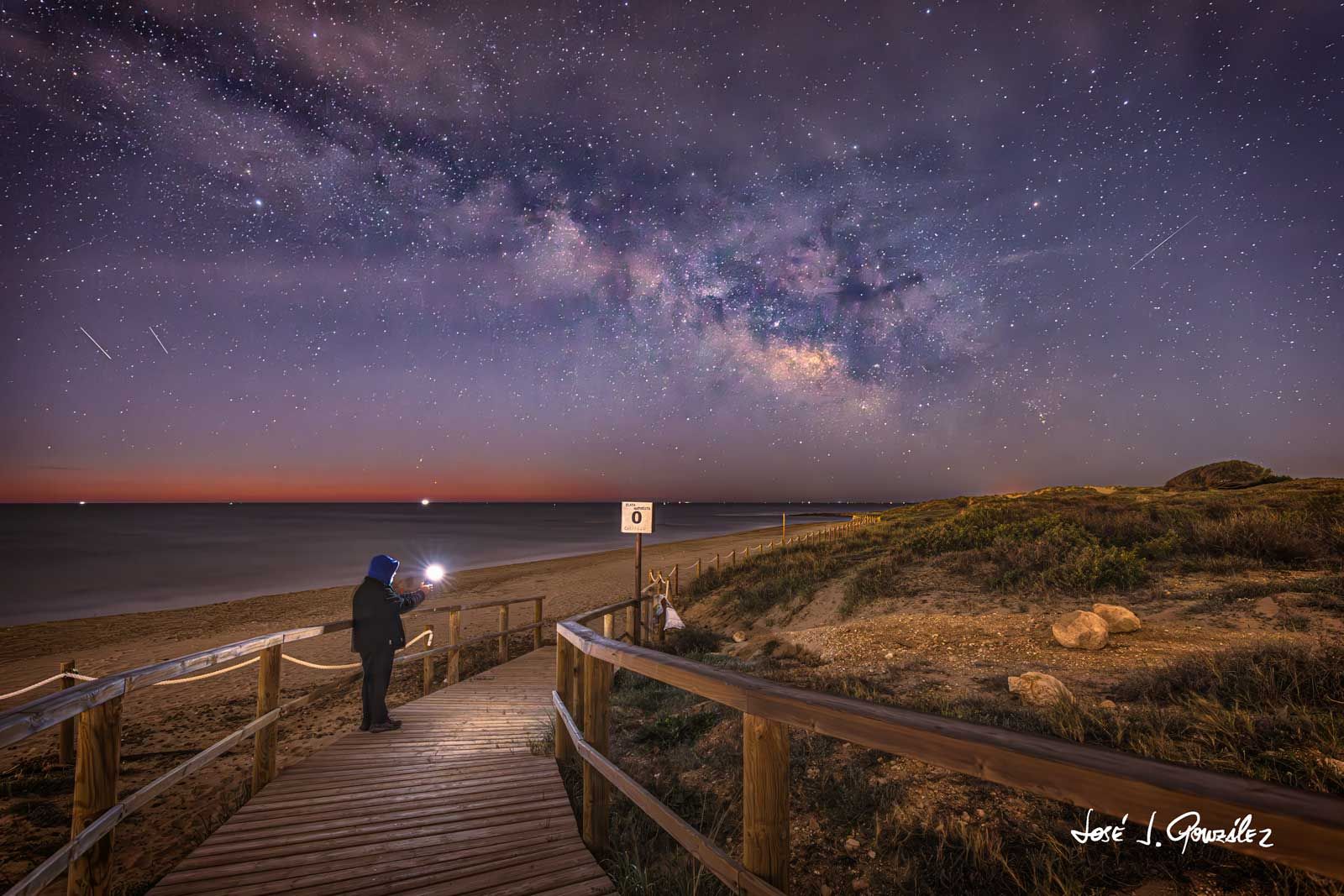 VIA LACTEA,PLAYA DEL CARABASI ,CABO SANTA POLA, Spain