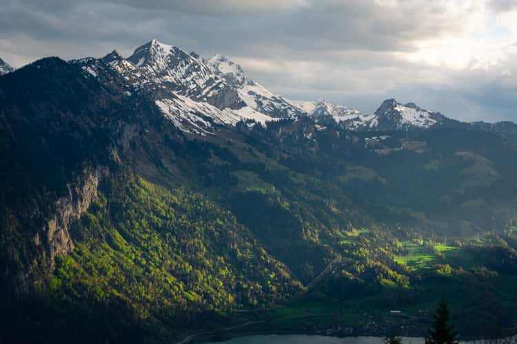 View from Harder Kulm