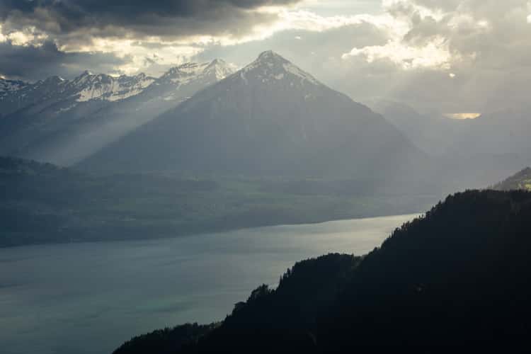 View from Harder Kulm
