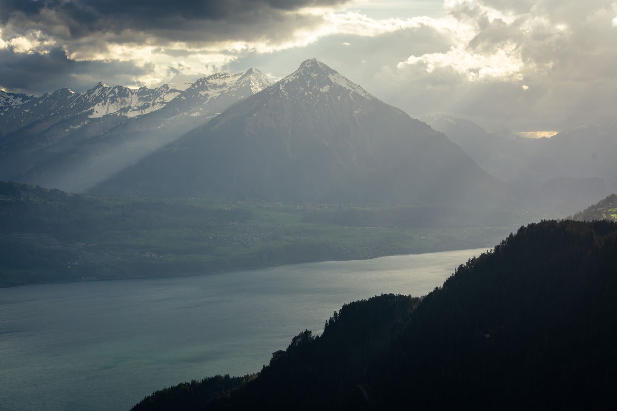 View from Harder Kulm, Switzerland