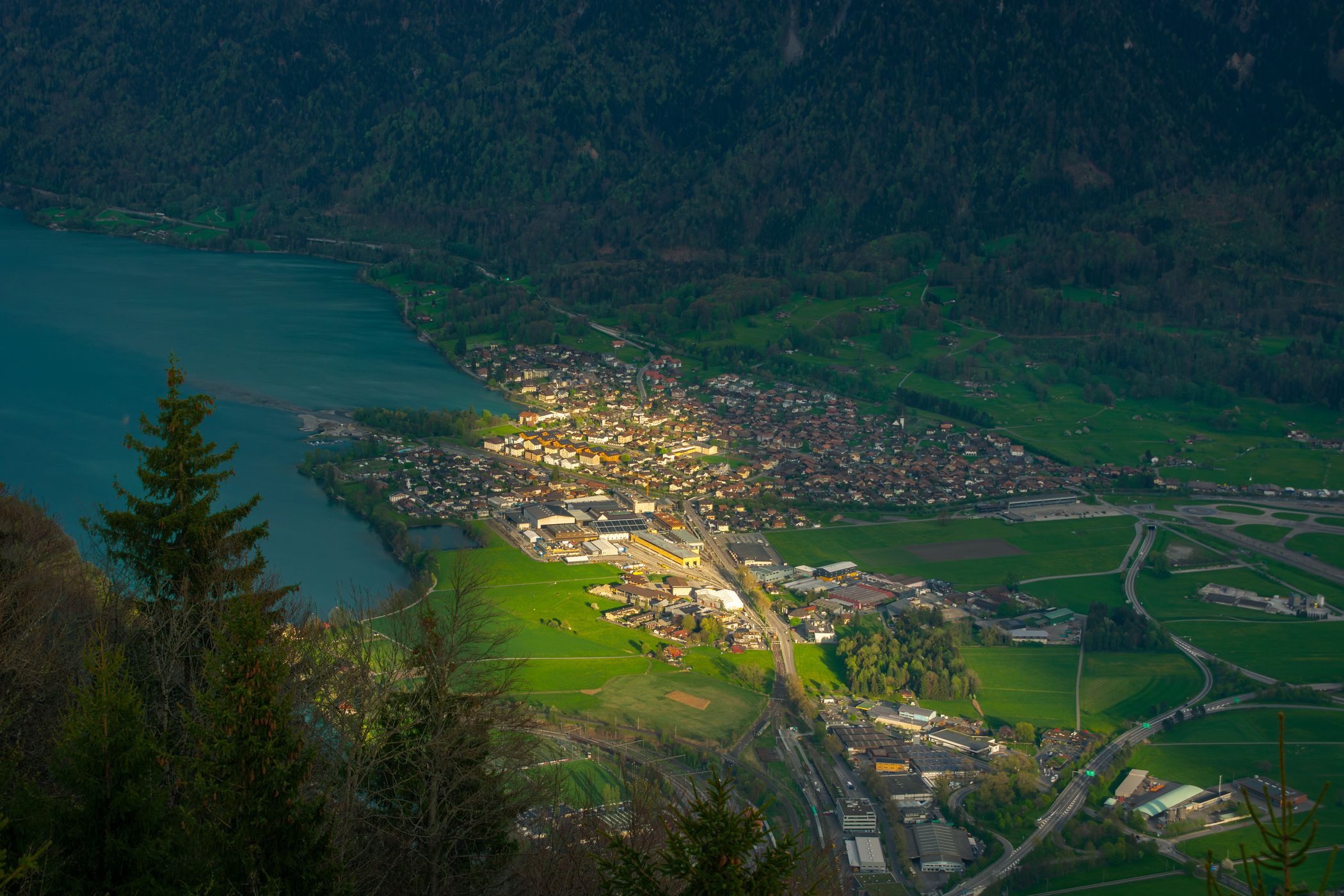 View from Harder Kulm, Switzerland