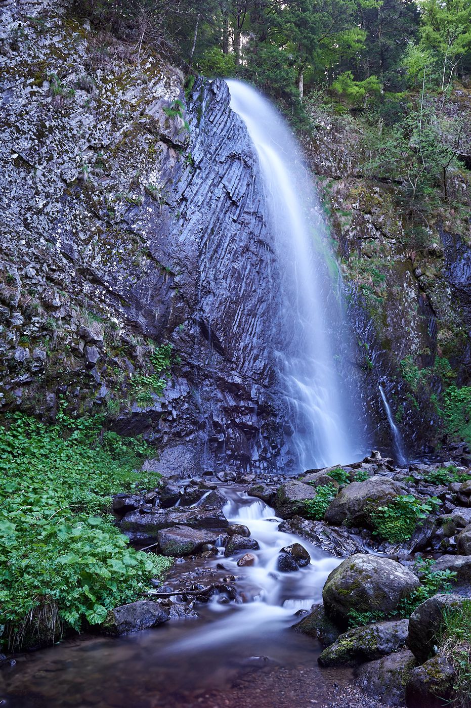 Waterfall of Queureuilh, France