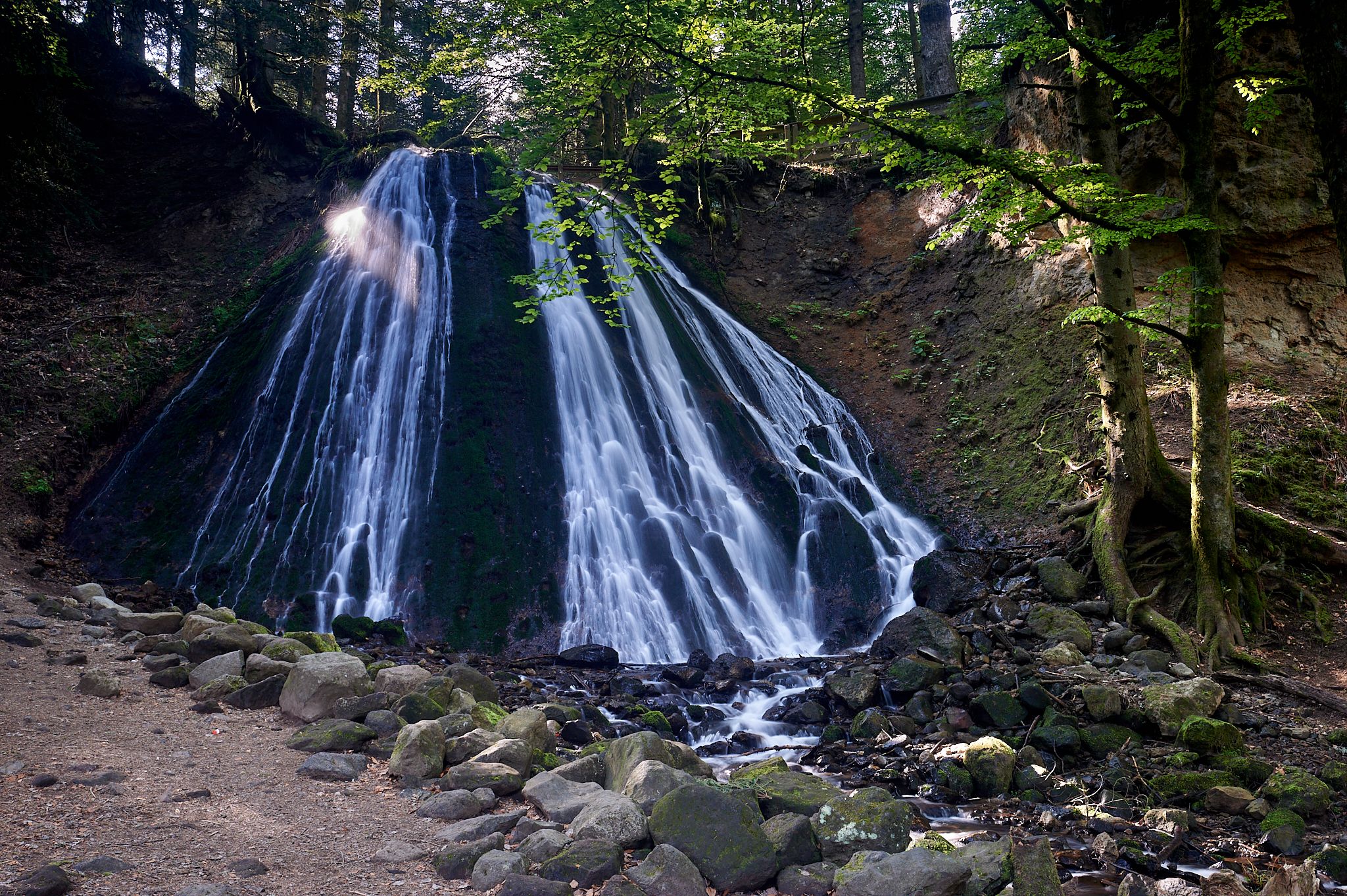 Waterfall of Rossignolet, France