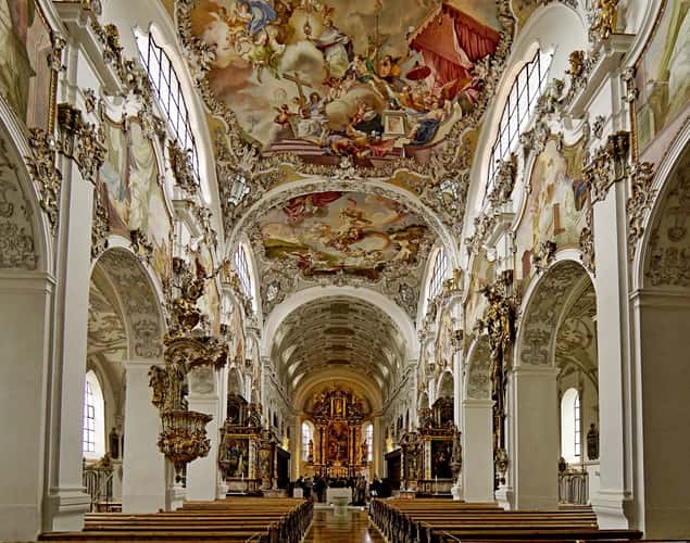 Welfenmünster Steingaden interior