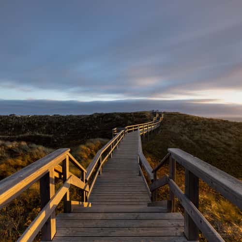 Wenningstedt wooden walkway