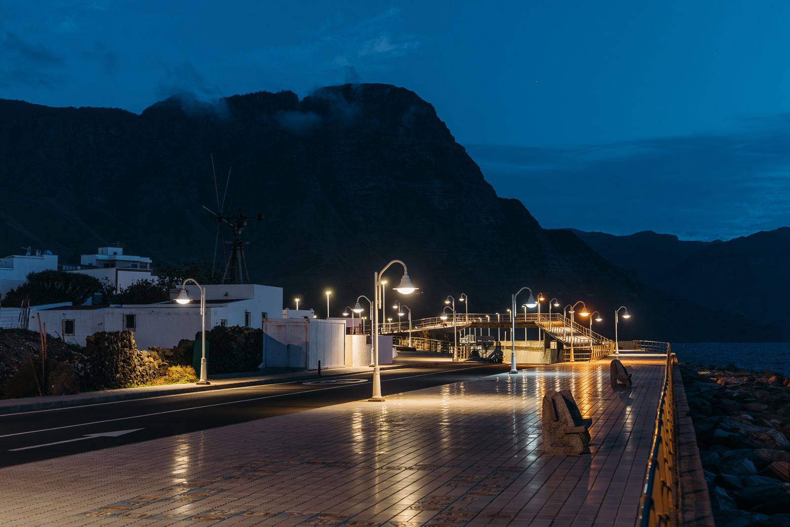 Agaete Harbor Road, Spain
