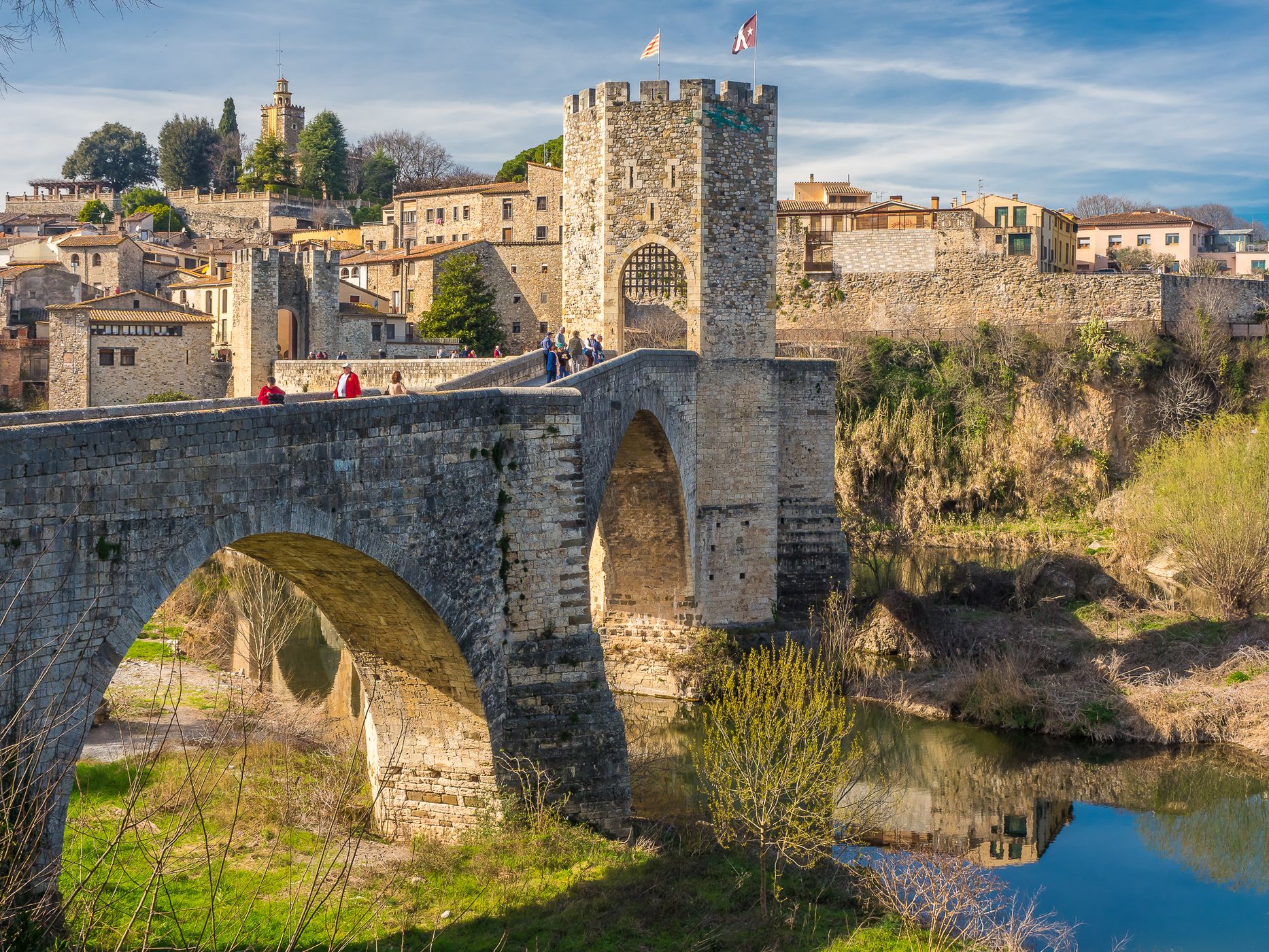 Bridge of Besalú, Spain