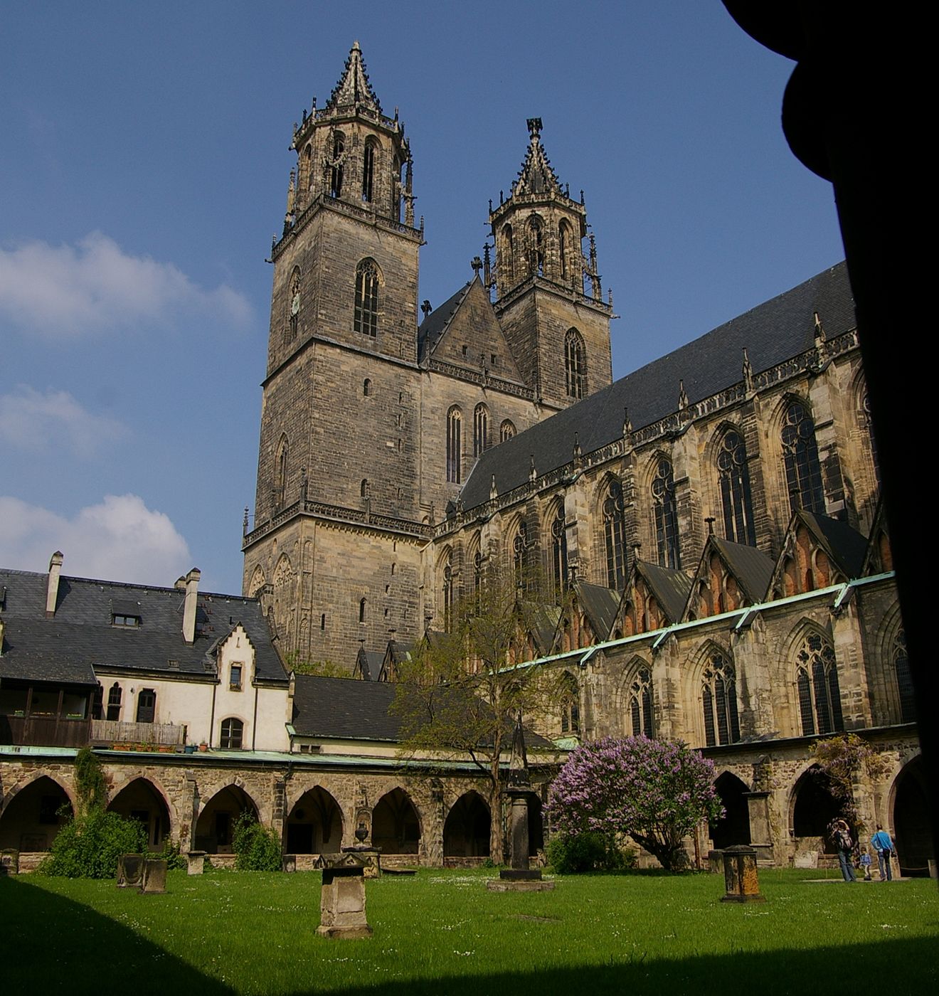 Cloister of Magdeburg Cathedral, Germany
