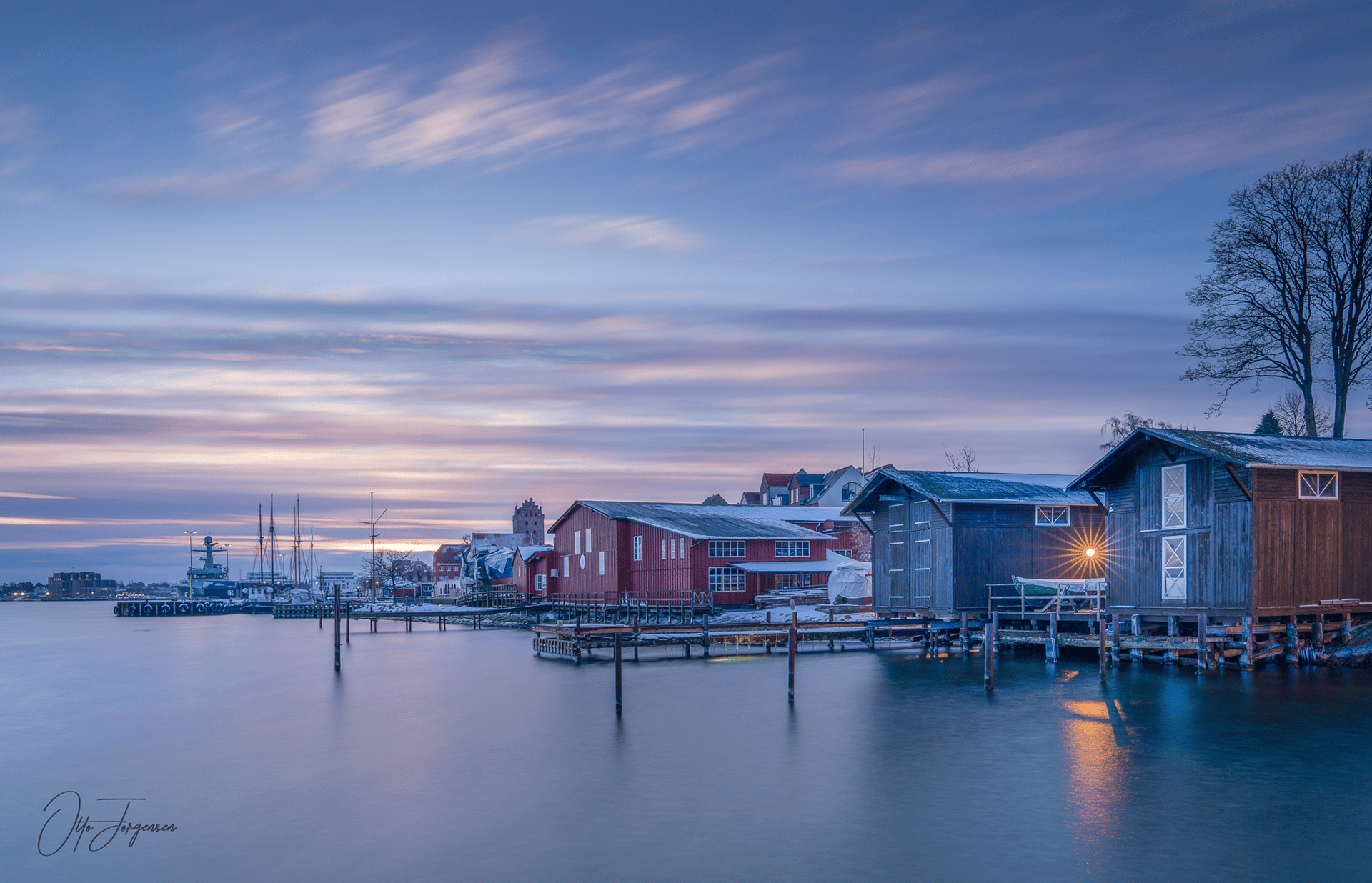De gamle  bådhuse, Denmark