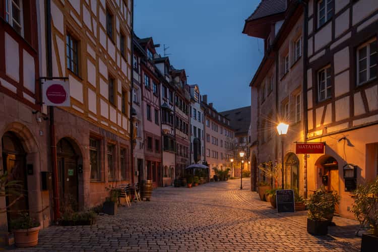 Die Weißgerbergasse, Nürnberg
