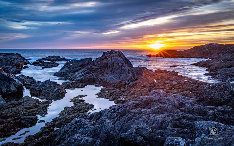 Dusk on the Pacific
