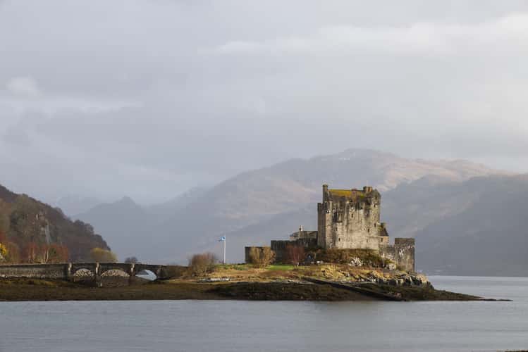 Eilean Donan Castle from the Loch Long Bridge