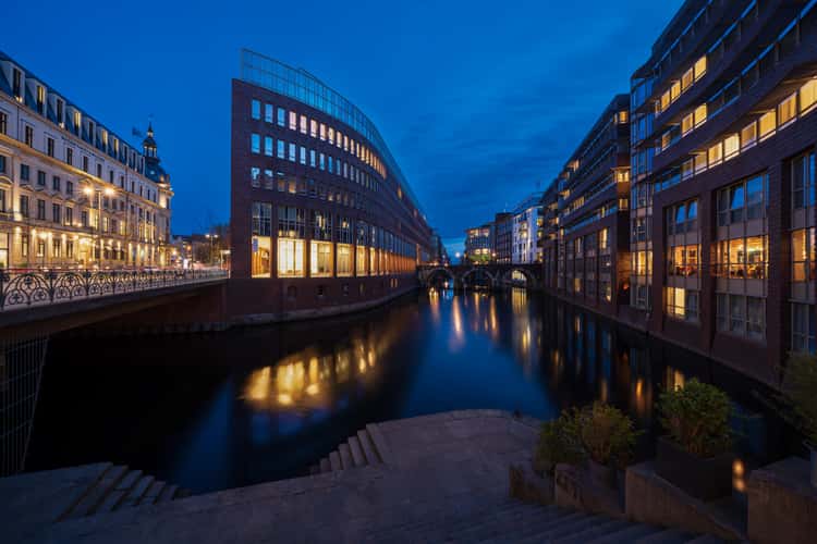 Ellentorsbrücke from Stadthausbrücke, Hamburg