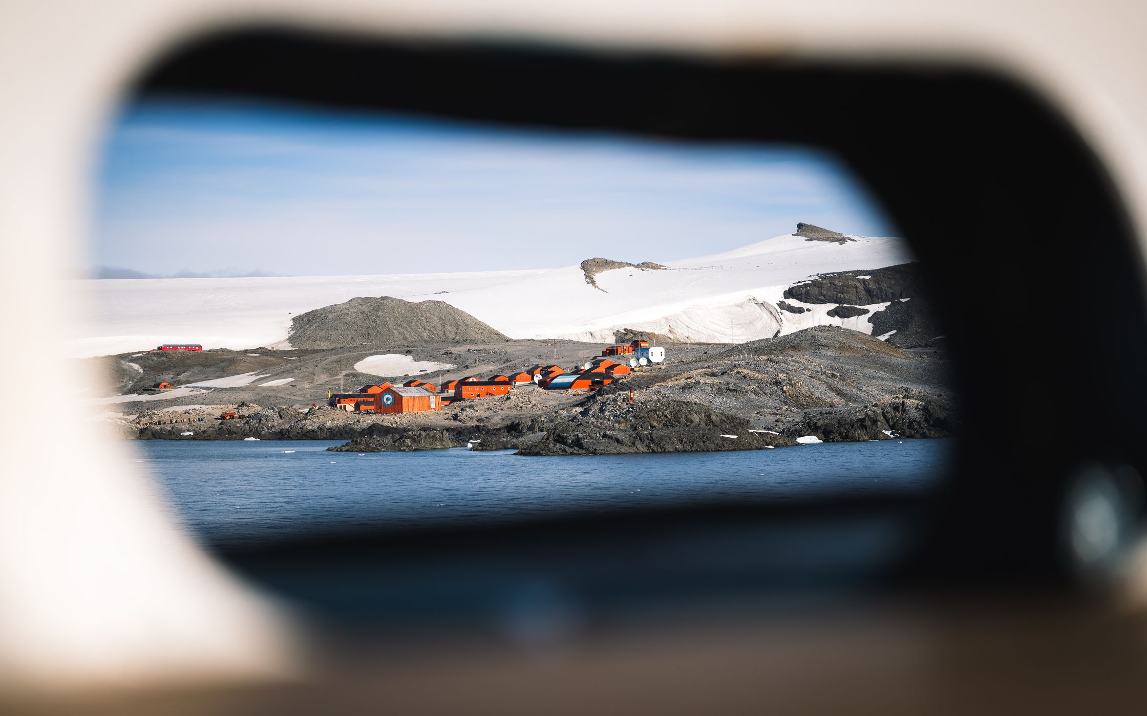 Esperanza Base from Ship, Antarctica