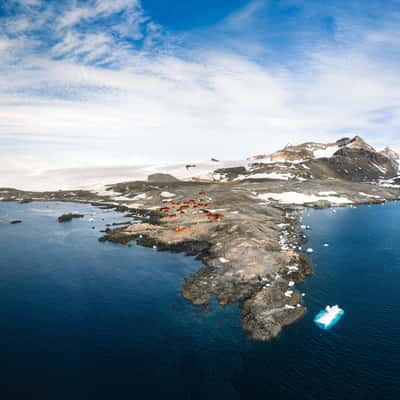 Esperanza Base Landscape, Antarctica