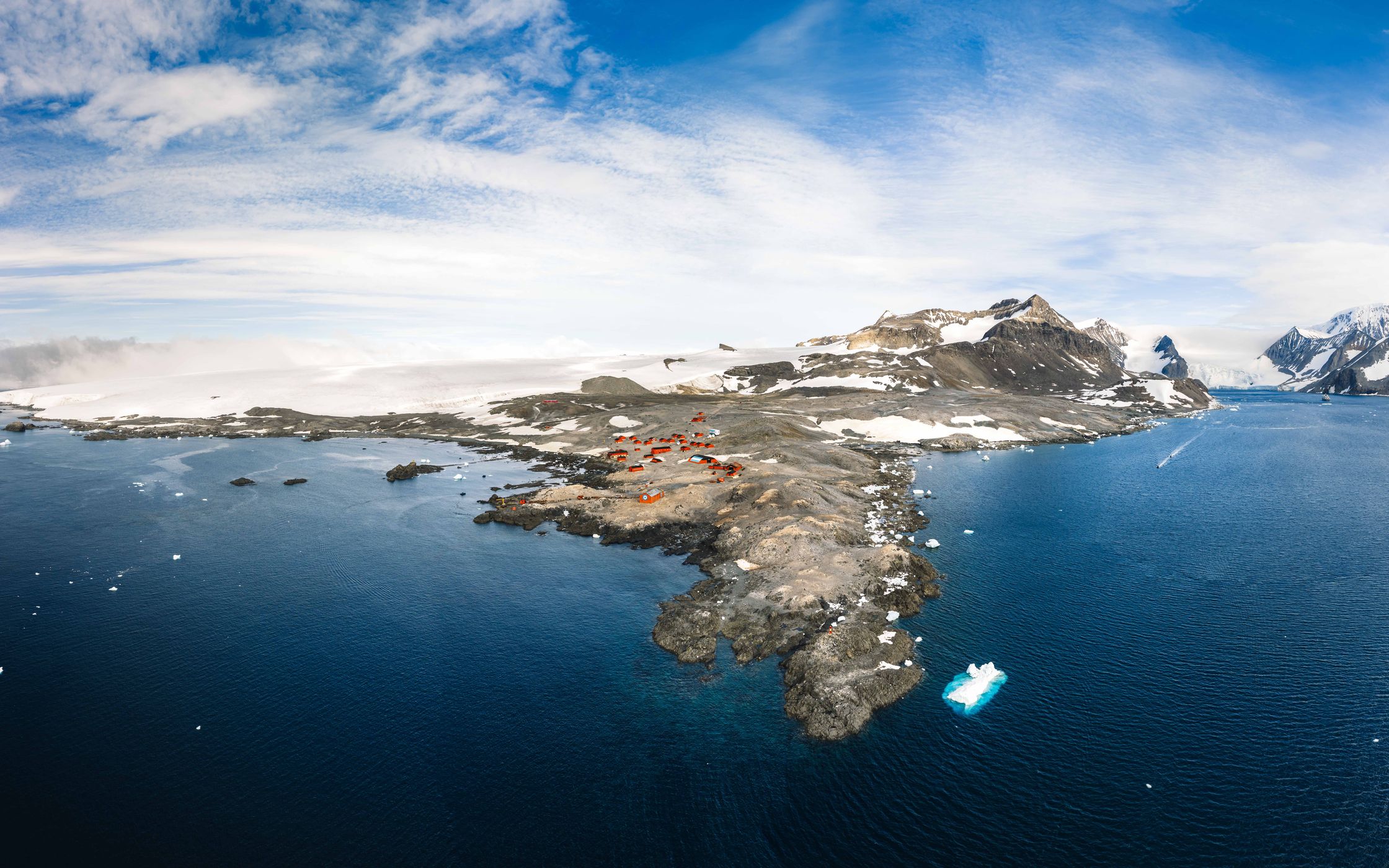 Esperanza Base Landscape, Antarctica