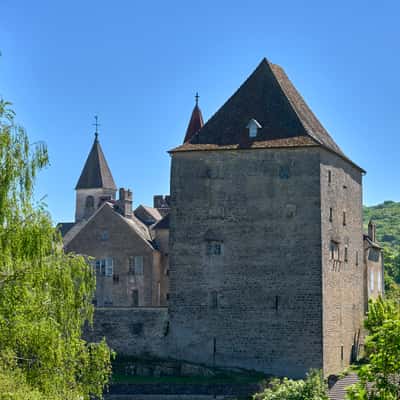 Fondremand Castle from parking, France