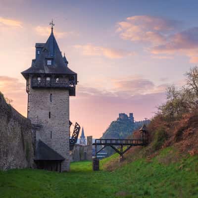 Fortifications of Oberwesel town, Germany