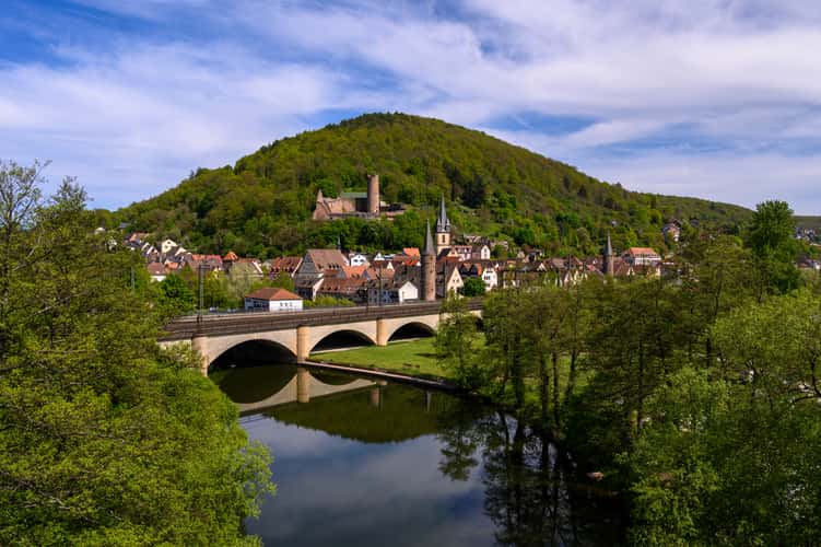 Gemünden am Main - Panorama View