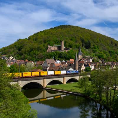 Gemünden am Main - Panorama View, Germany