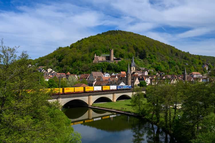 Gemünden am Main - Panorama View