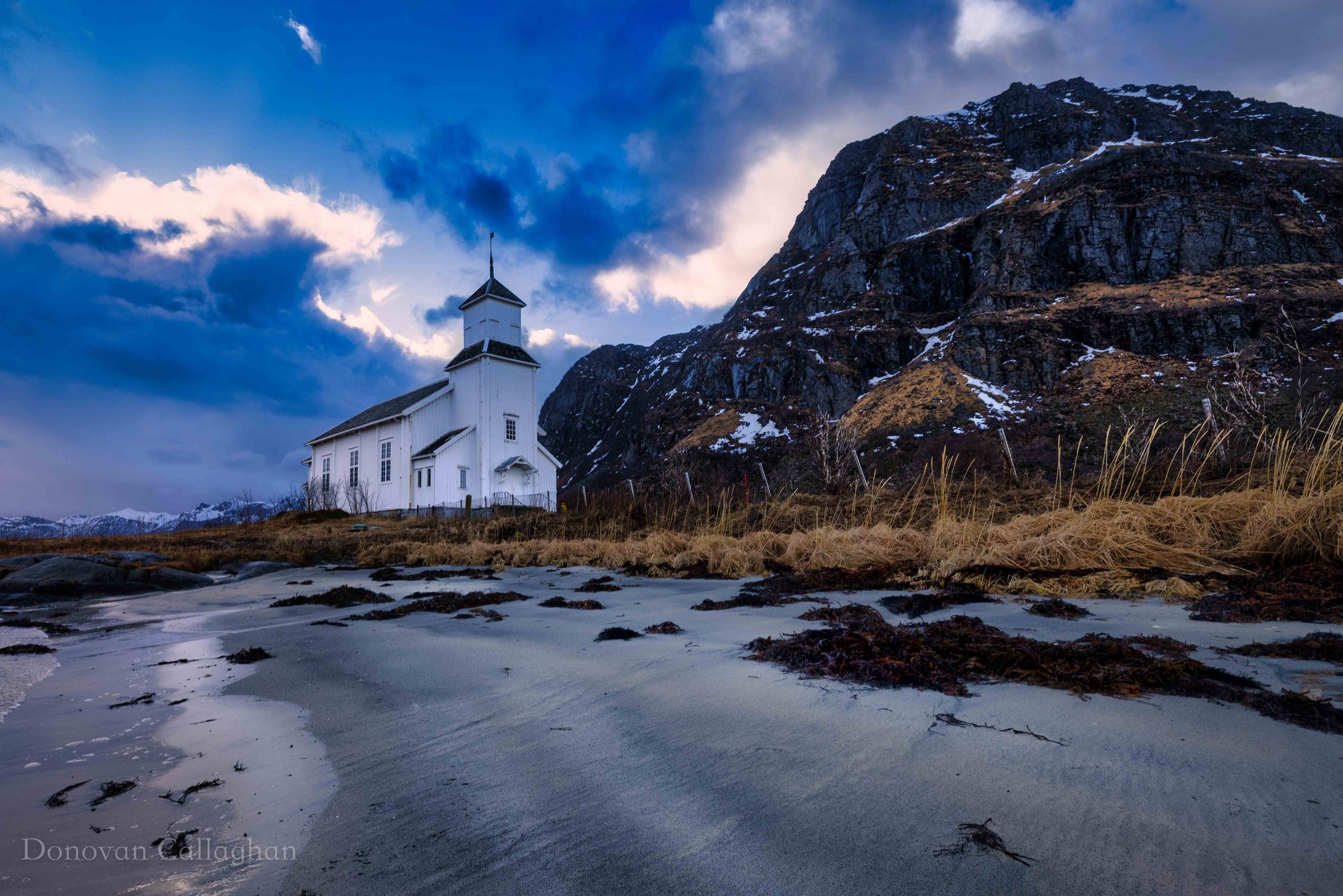 Gimsøy Church, Lofoten, Norway