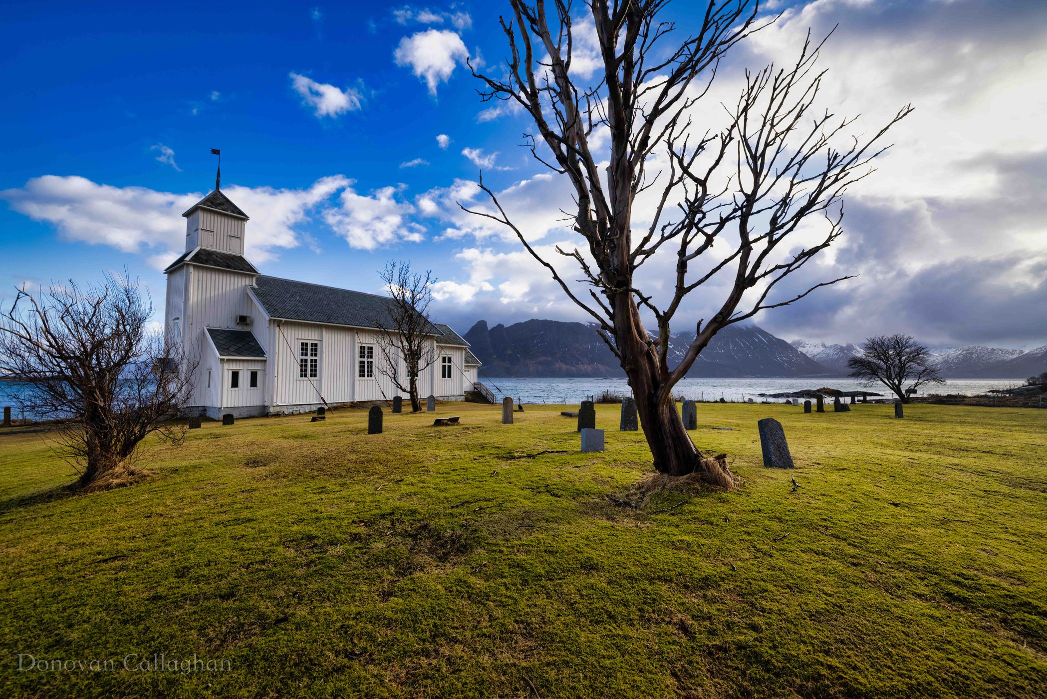 Gimsøy Church, Lofoten, Norway