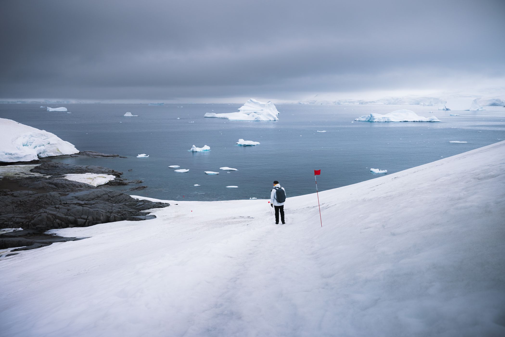 Glacier Slope Portal Point, Antarctica