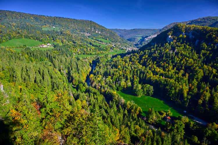 Goumois and Doubs valley