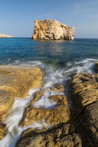 Gozo, saline next to Villa Torre