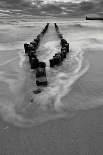Groyne at Ustronie Morskie