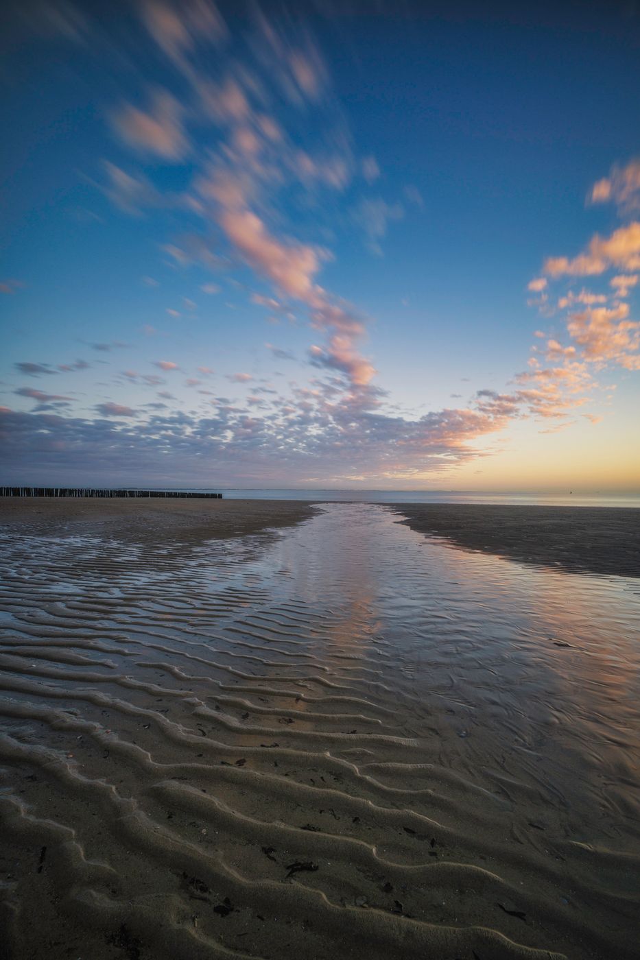 Groyne in Vlissingen, Netherlands