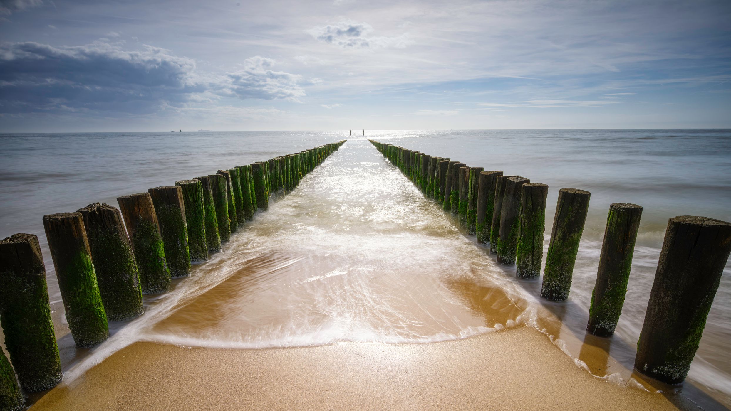 Groyne in Vlissingen, Netherlands