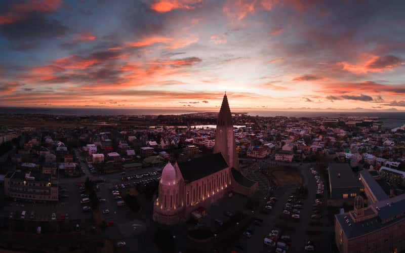 Hallgrimskirkja Back Side