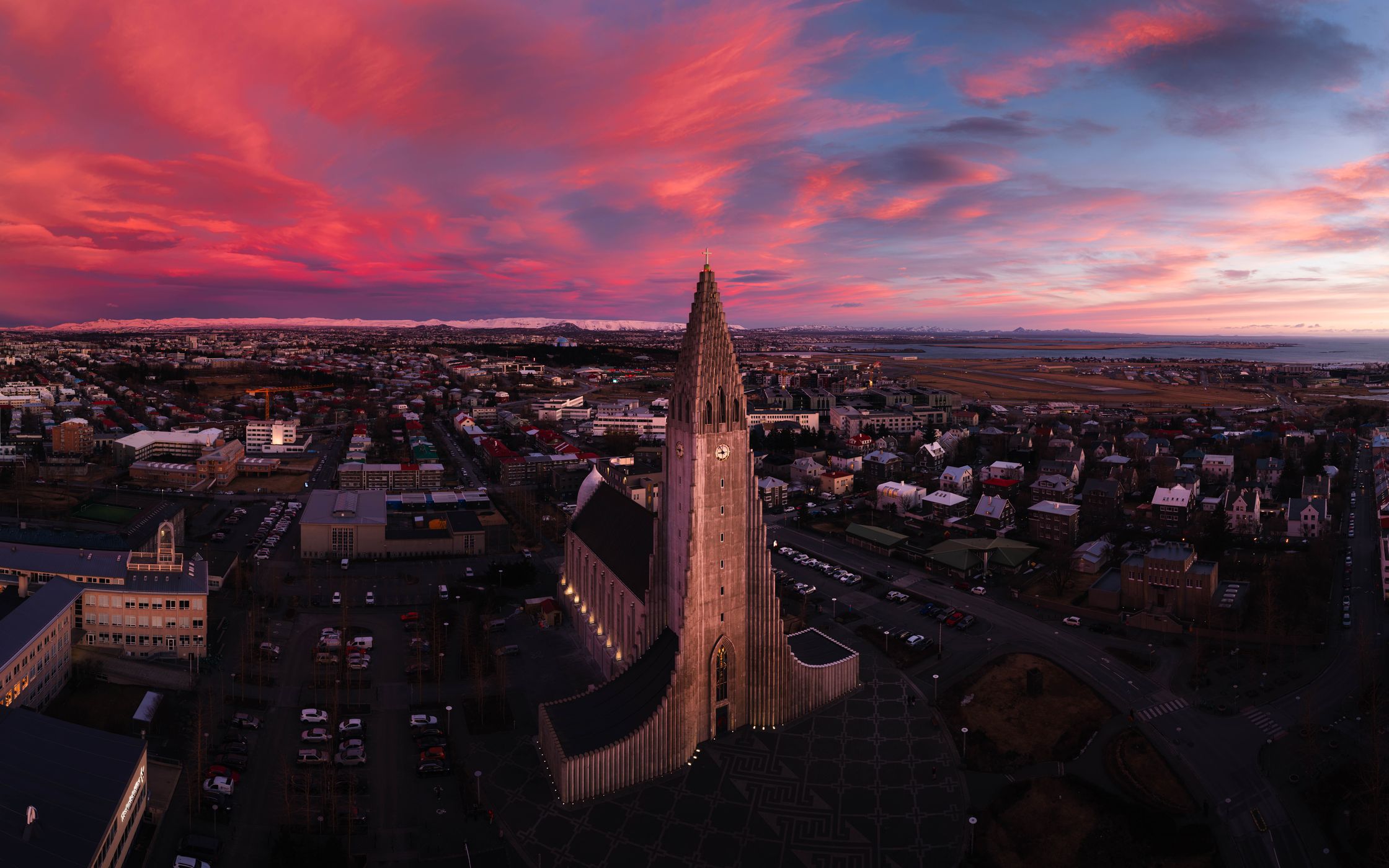 Hallgrimskirkja Front Side, Iceland