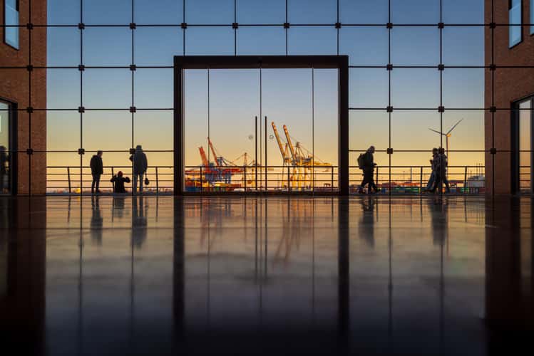 Hamburg Harbour View
